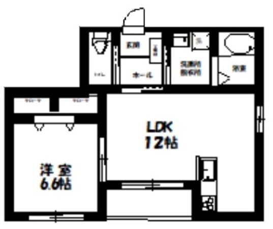 ホワイトキャッスルの物件間取画像